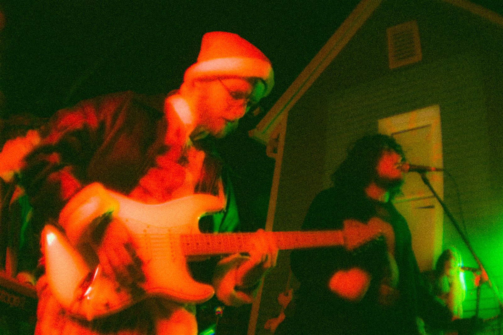 Benjamin Ballard performing at a holiday show